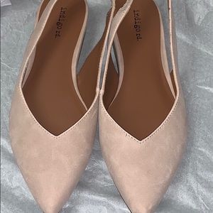 Indigo Brand Light Dusty Pink Colored Slingback Closed Toe Size 8